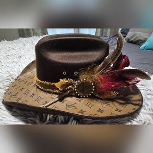 Custom Brown Cowboy Hat